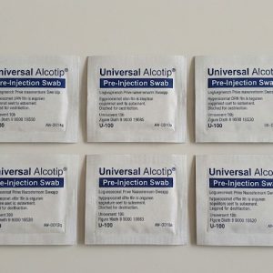 sterile wipes (packs 100)